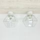 Pair of Limburg Glashütte ceiling lamp flush mount , 1970s