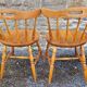 Paire de chaises en bois massif 1963 par Nesto Suède