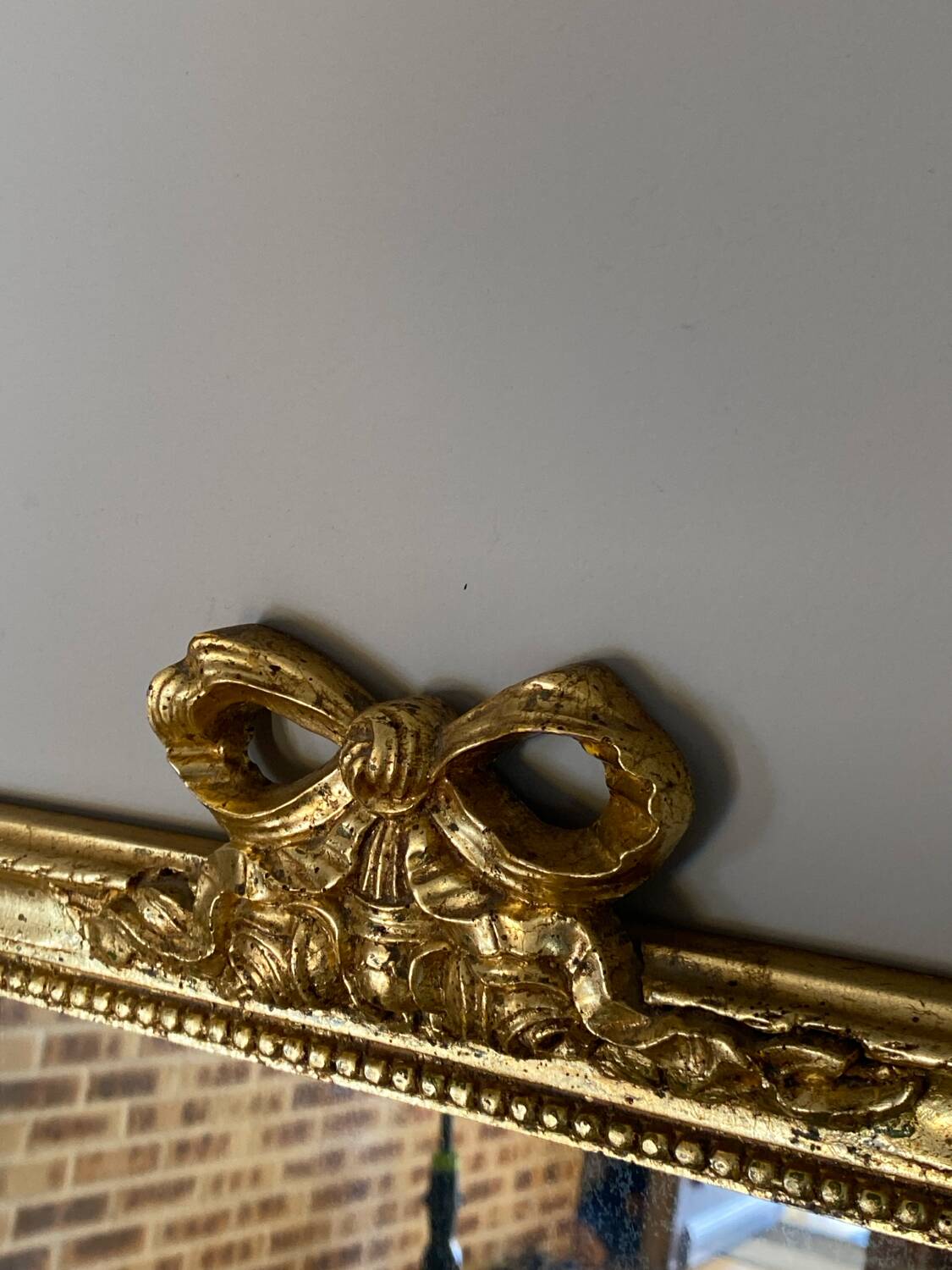 Large Louis XVI style cheval mirror