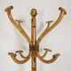 Rattan coat rack
