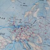 Old MDI map of Europe