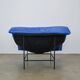 Vintage blue leather Butterfly armchair by Gerard van den Berg for Montis