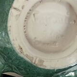 Fruit bowl or woven ceramic pocket tray signed Ceramid 1960s Diameter 32.3 m