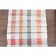 Vintage Turkish Hand-Knotted Wool Cotton White Kilim Runner Rug 107x254