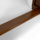 Art deco dressing table in sculpted walnut, france, circa 1930