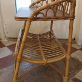 Rattan bedside table