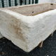 Natural stone trough with ring