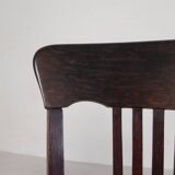 Oak desk chair, studio chair, height adjustable, 1930s