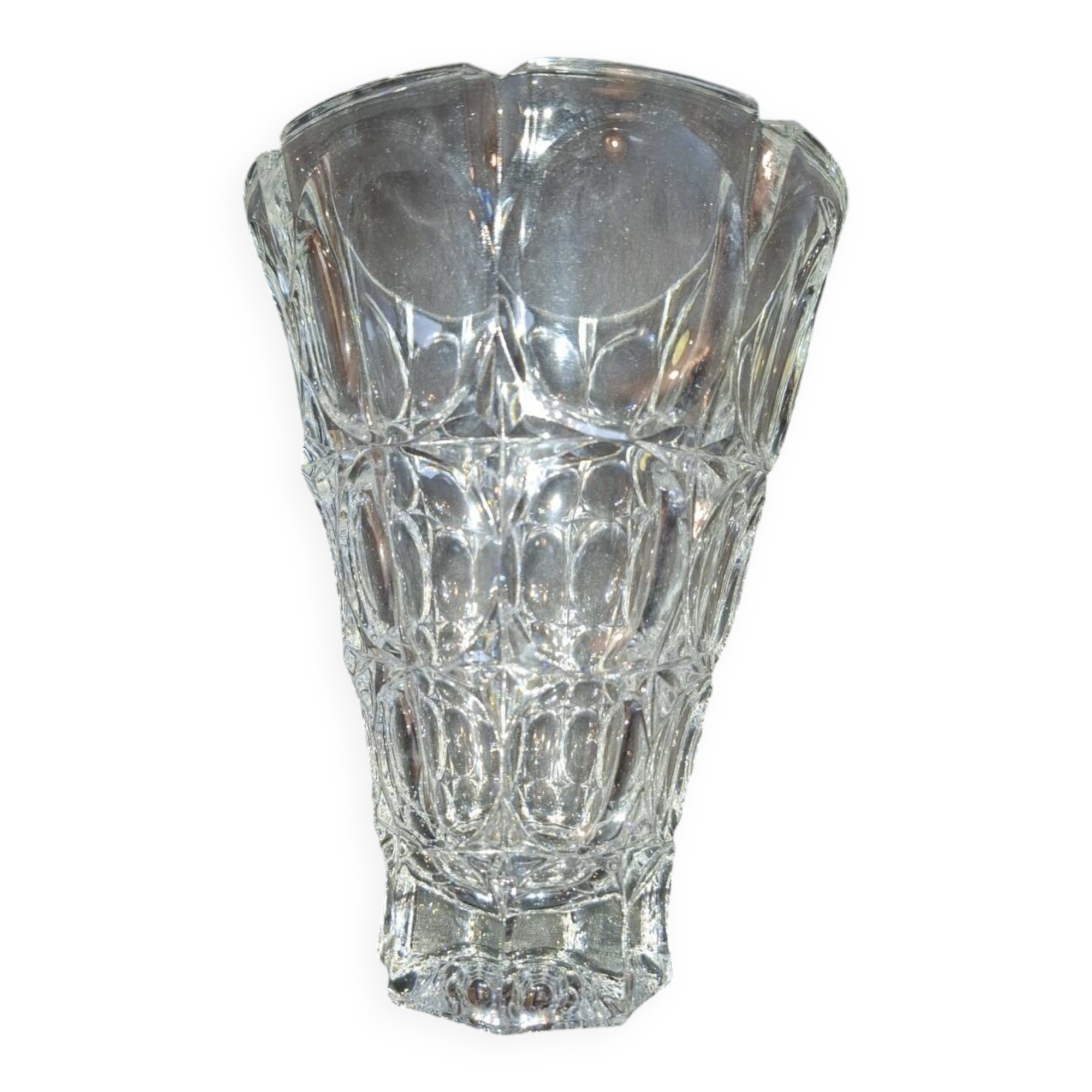 Vintage crystal vase