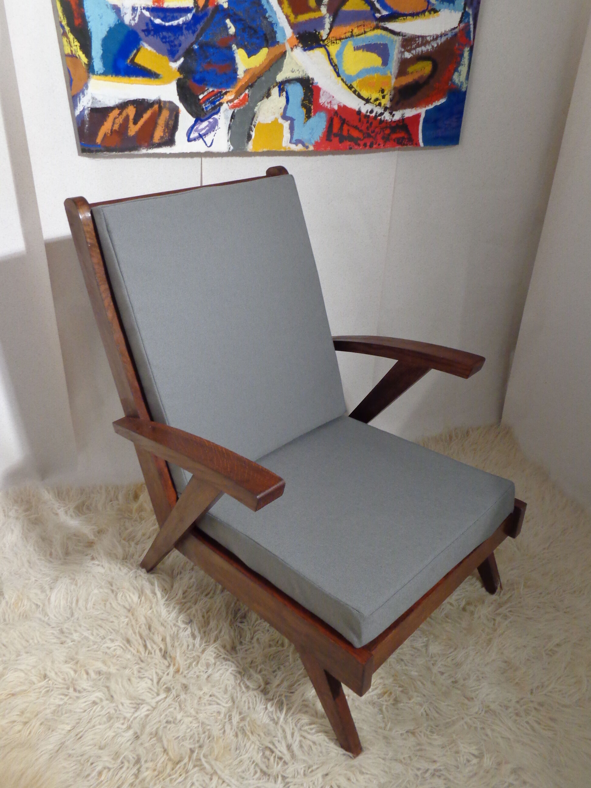 Scandinavian 50s vintage armchair