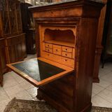 Writing desk of the nineteenth Louis-Philippe in mahogany with secret drawers