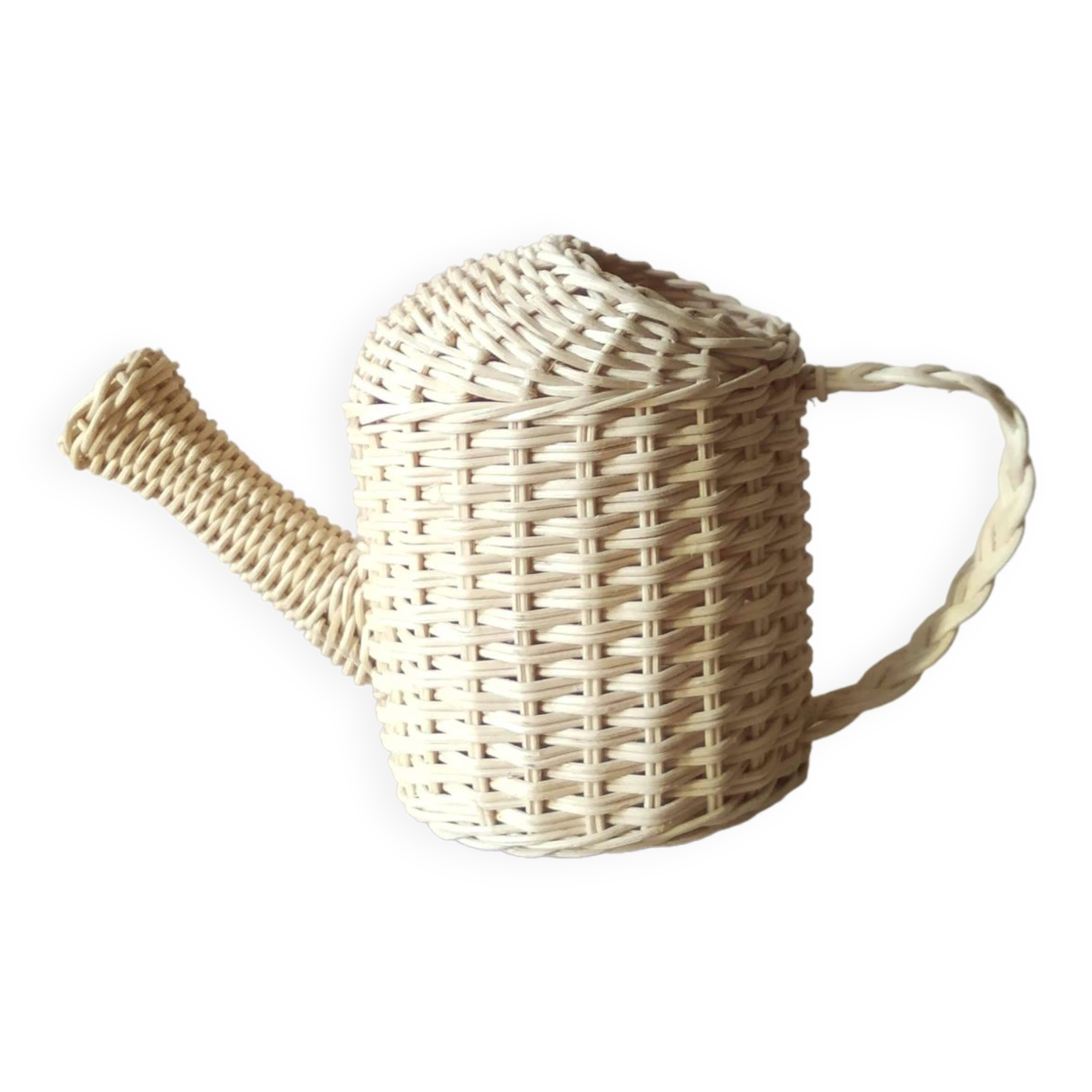 Miniature rattan watering can