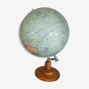 Girard Barrère and Thomas world map globe 1930