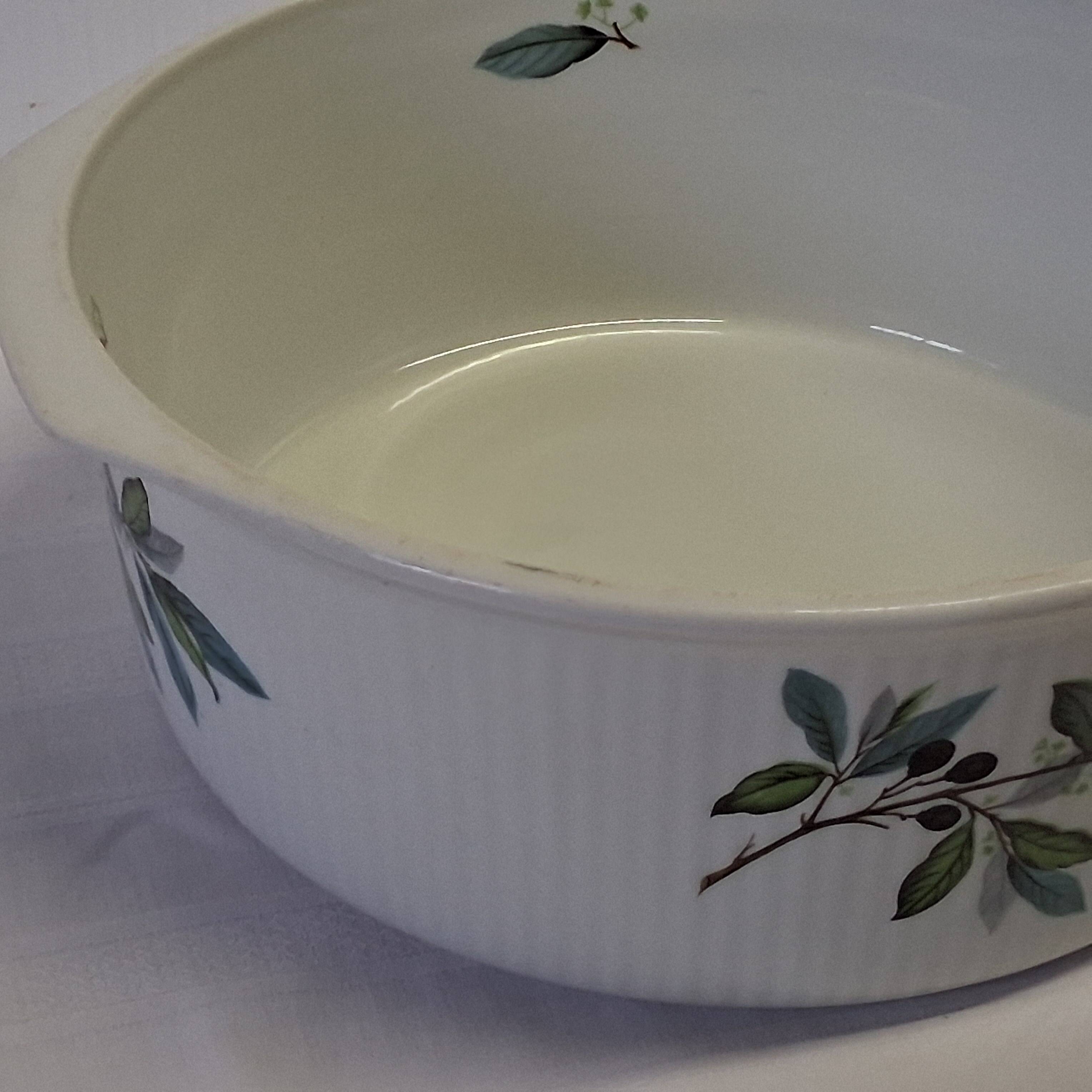 Very pretty Digoin Sarreguemines soufflé dish in very good condition