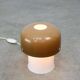 Space-age Brown Mushroom Table Lamp by Luigi Massoni for Guzzini, 1970s
