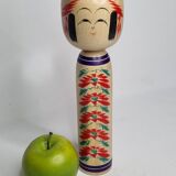 Traditional Japanese Kokeshi doll signed and numbered, 31 cm, dated 1964