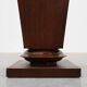 Pair large Art Deco geometric square oak planters, France 1930s