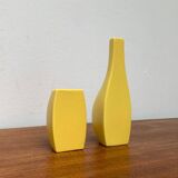 Set of 2 minimalist postmodern Italian vases by Bel Mondo, 1980s.