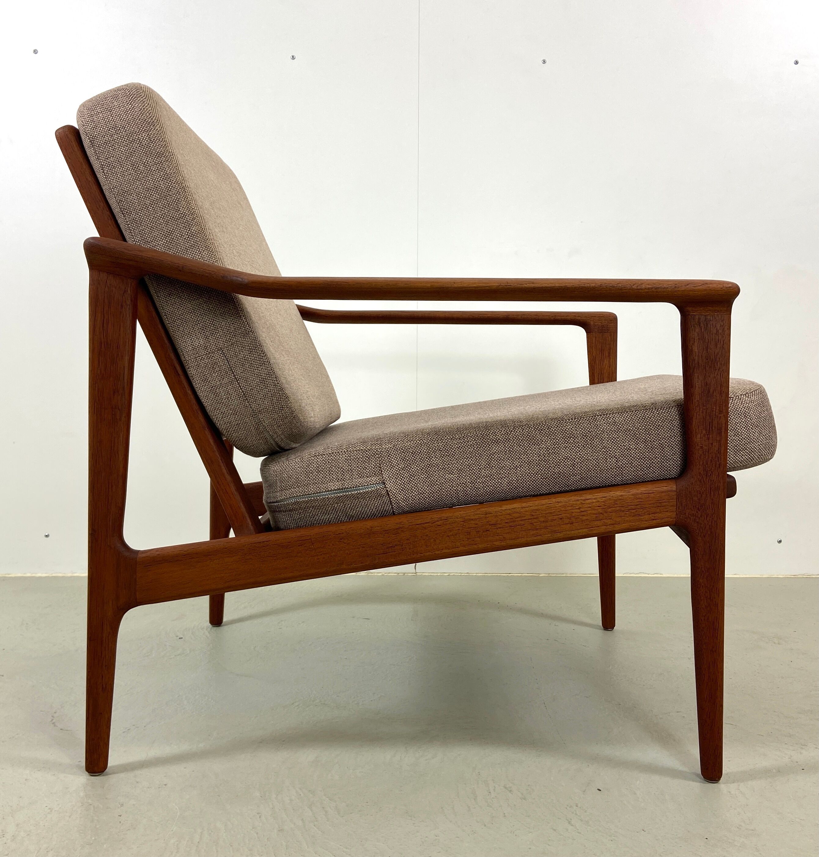 Danish teak armchair by Ib Kofod-Larsen for Selig