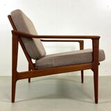Danish teak armchair by Ib Kofod-Larsen for Selig