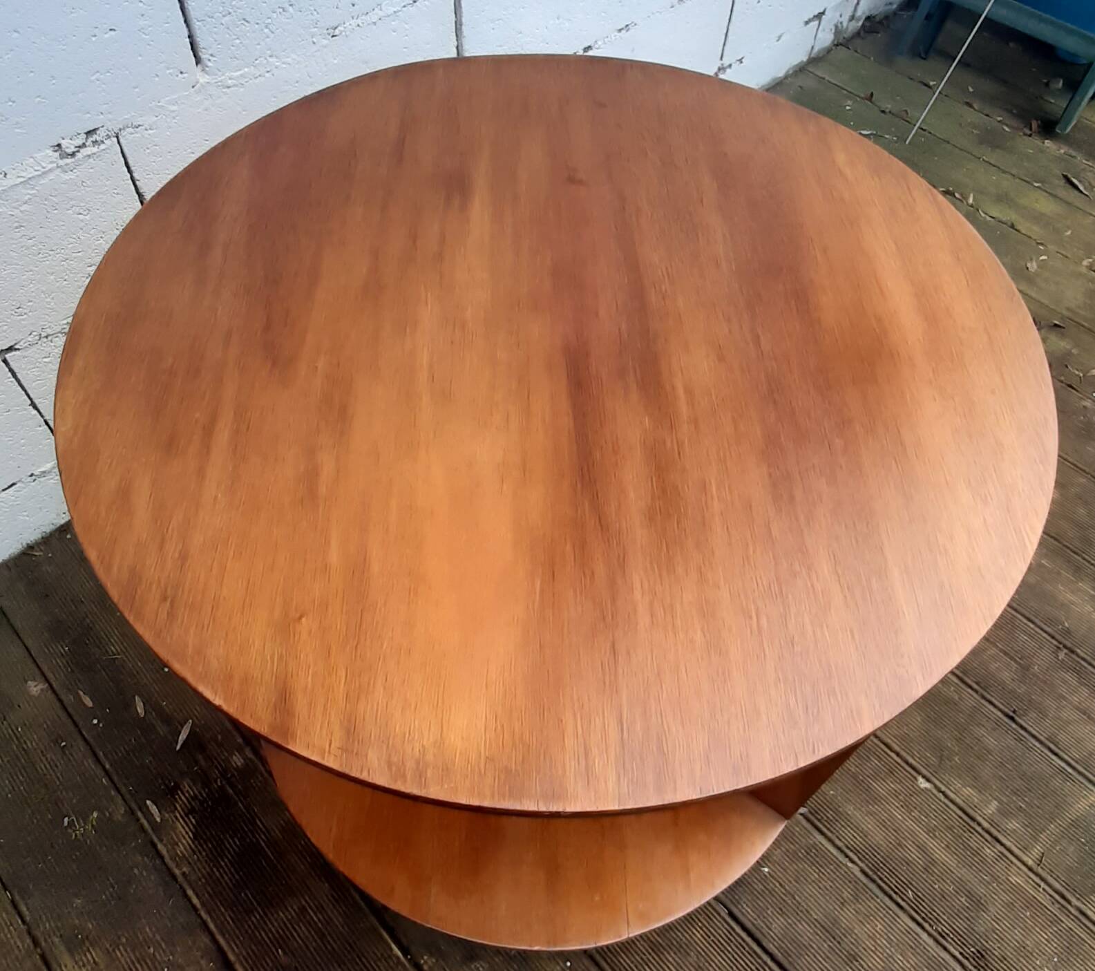 Modernist art deco bookcase pedestal