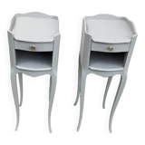 Pair of small bedside tables