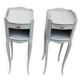 Pair of small bedside tables