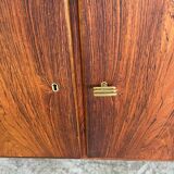 Buffet en palissandre danois vintage rétro des années 50 par Poul Hundevad