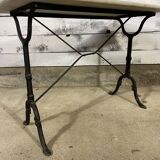 Marble top bistro table