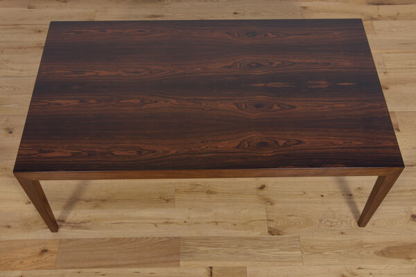 Table basse en palissandre par Severin Hansen pour la menuiserie de meubles Haslev, années 1960
