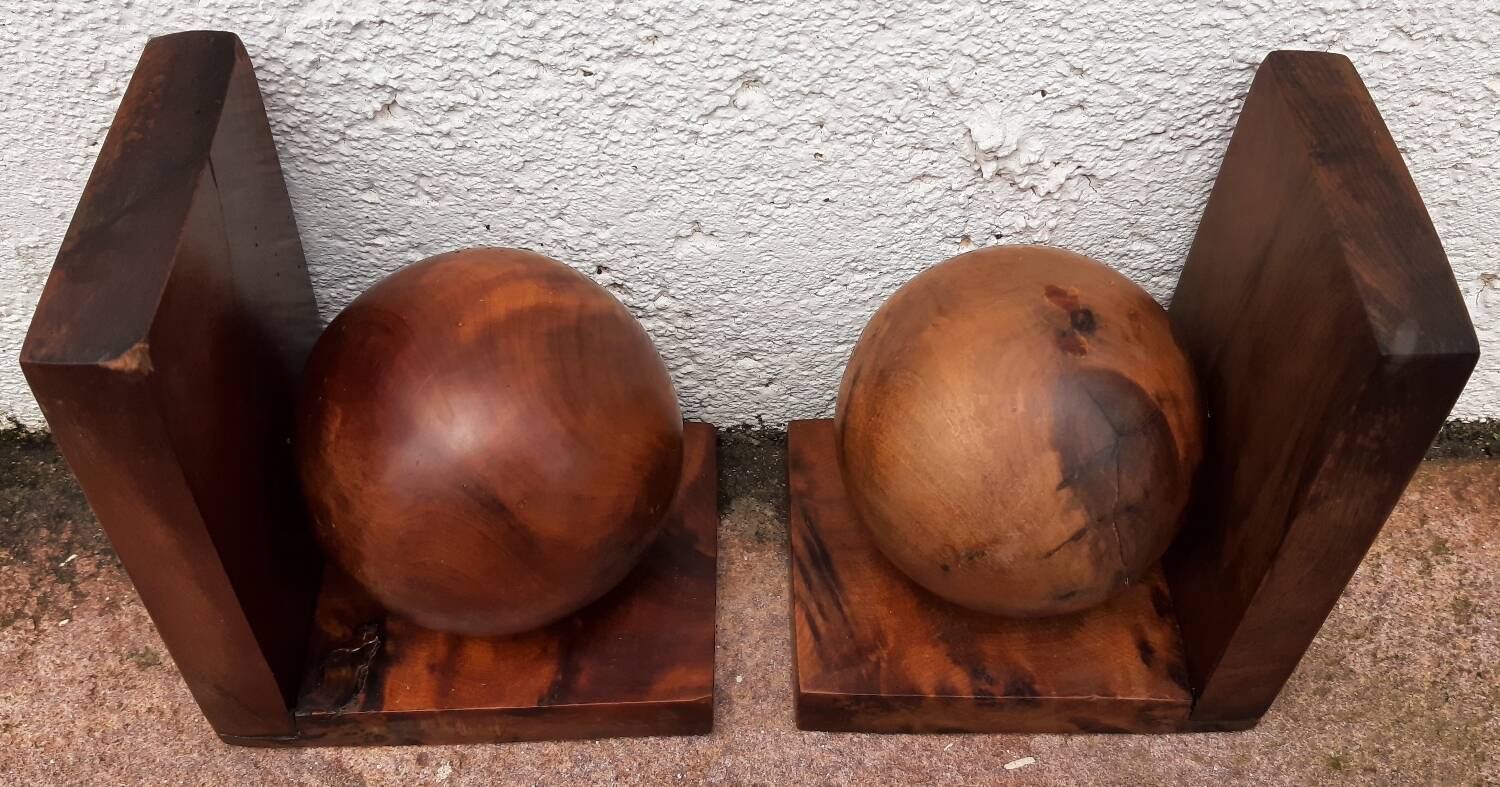 Pair of art deco bookends