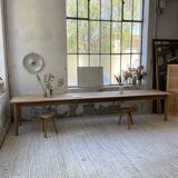 4m XXL pine and oak farmhouse table