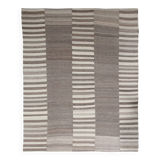 Beige Brown Oversize Vintage Kilim Rug, 322x388Cm