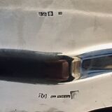 Lined metal service tray