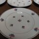 Set of six dessert plates Moulin des Loups Saint Amand Navarre pattern