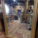 Mirror Louis Philippe 19th gold 144h/106l cms