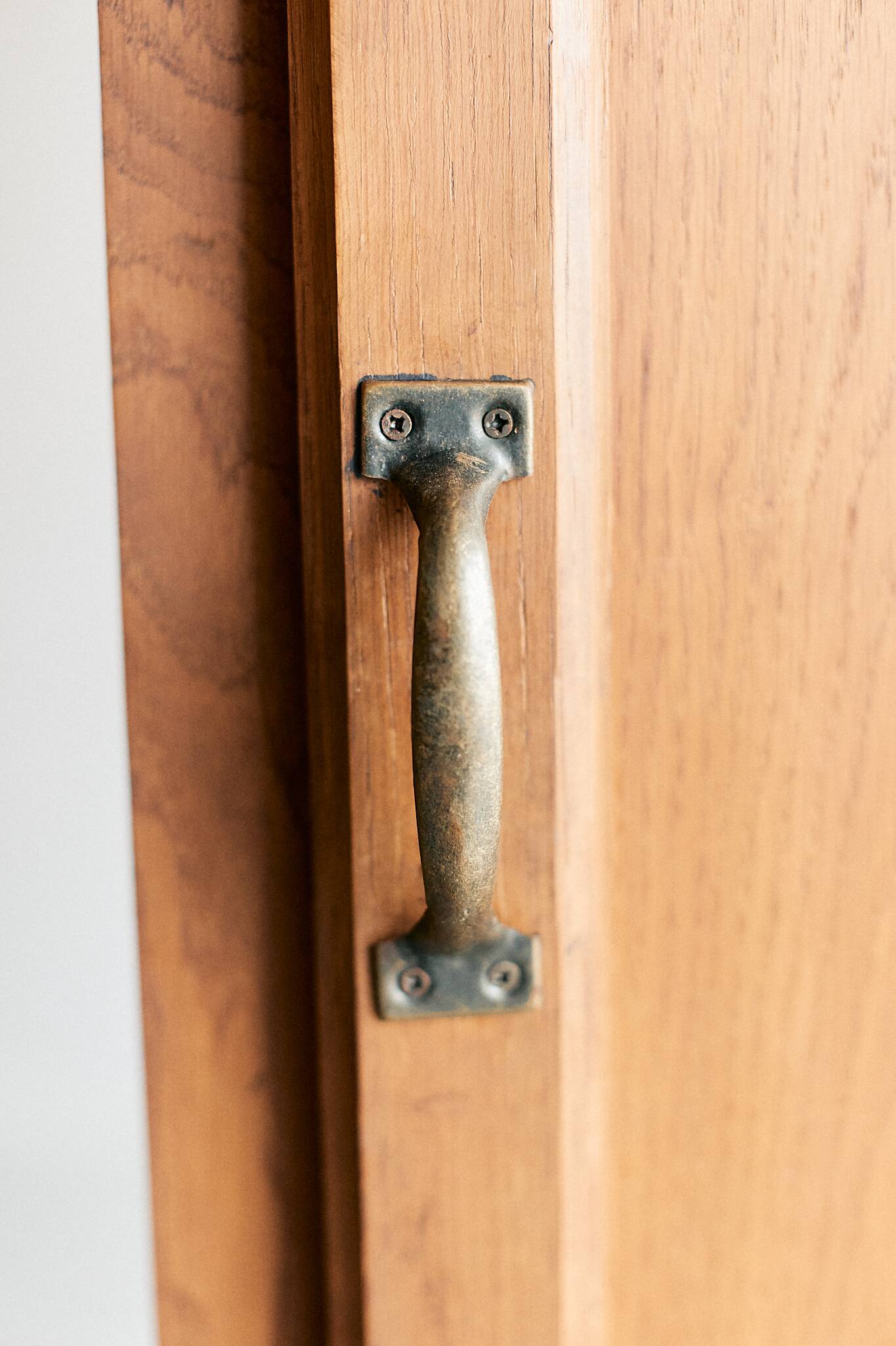 Vintage wooden column