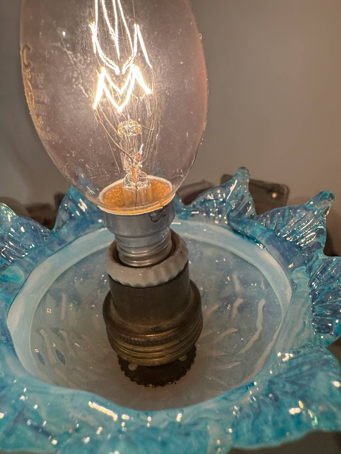 Murano glass wall lights from the 1960s