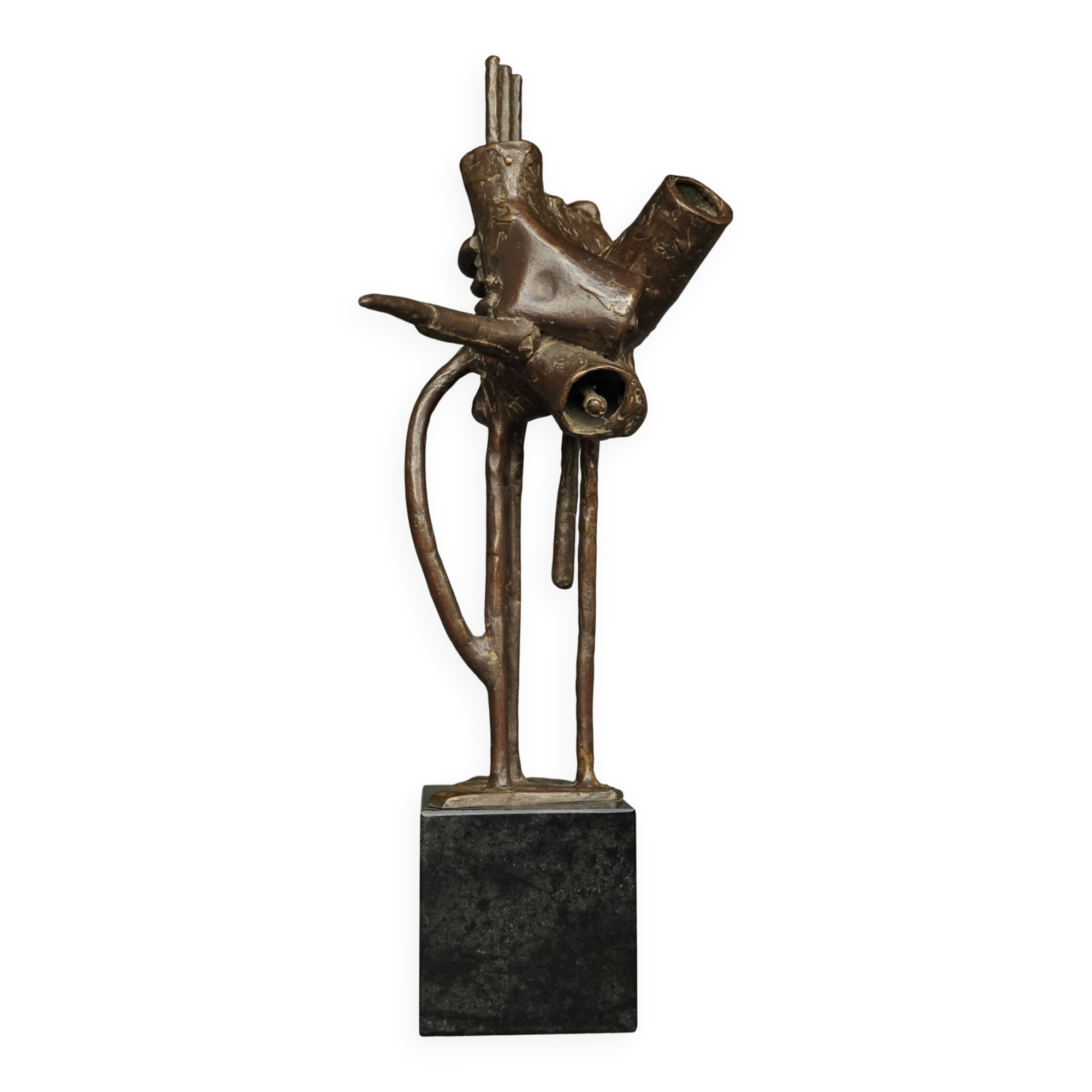 Abstract Bronze Sculpture by Jetty Homan, Netherlands, 1972