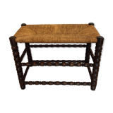 Mulched bench - turned wood