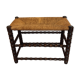 Mulched bench - turned wood