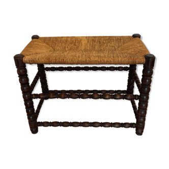 Mulched bench - turned wood