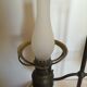 Old lamp opaline and bronze