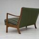 1960s, Danish 2-seater sofa, furniture wool, beech wood, original.