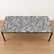 Grey ceramic coffee table