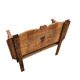 Antique Dutch oak hall bench / 1920s