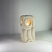 Albert Tormos Lamp in Stone Sculpture Owl or Owl France 1960/70