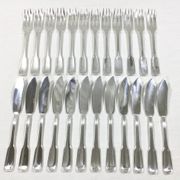 12 fish cutlery, boulenger