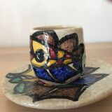 Flambéed coffee service