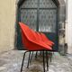 Set of 4 Geniève chairs by Dangles and Christian Defrance 1950